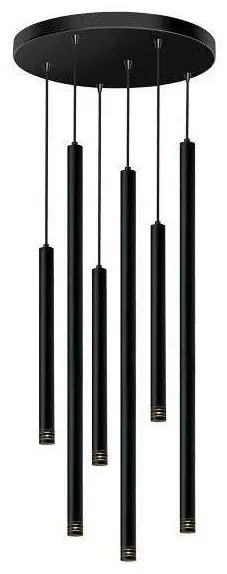 Κρεμαστό Φωτιστικό Οροφής 100-09710-13 Luma-100-09710-13-BLACK-Μαύρο 100-09710-13-BLACK