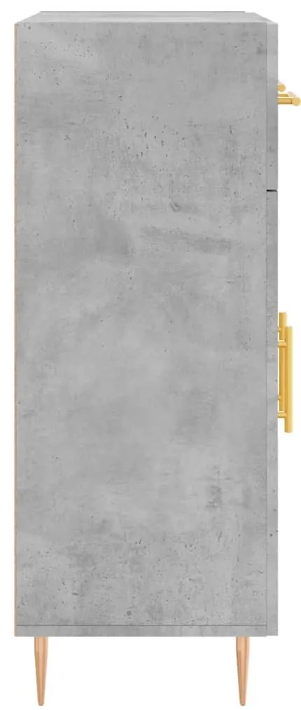 vidaXL Ντουλάπι Γκρι Σκυροδέματος 69,5x34x90 εκ. Επεξεργασμένο Ξύλο