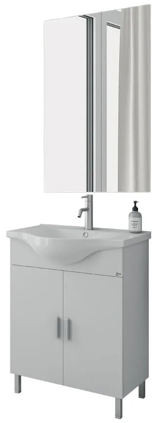 Σετ μπάνιου LUNA 65 SLIM Λευκό