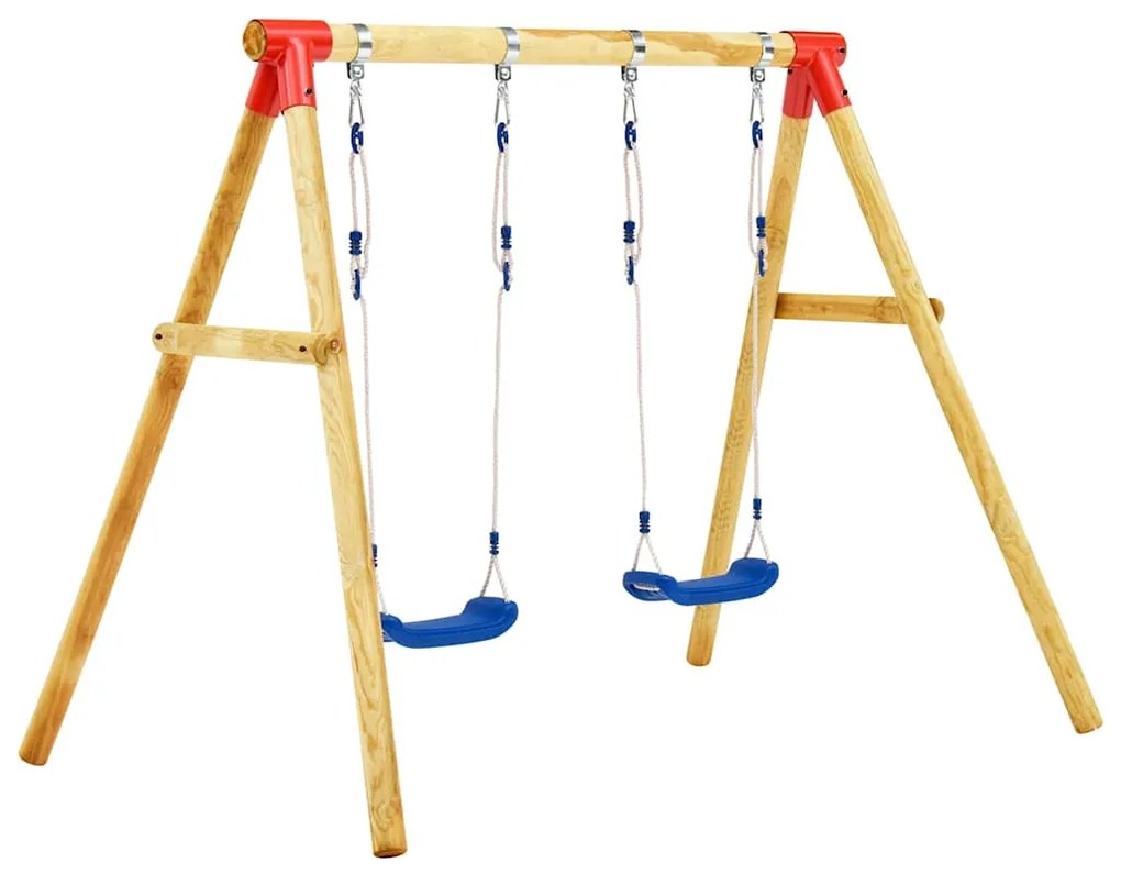 vidaXL Σετ Κούνιας Παιδικό 230 x 130 x 166 εκ. από Ξύλο Πεύκου
