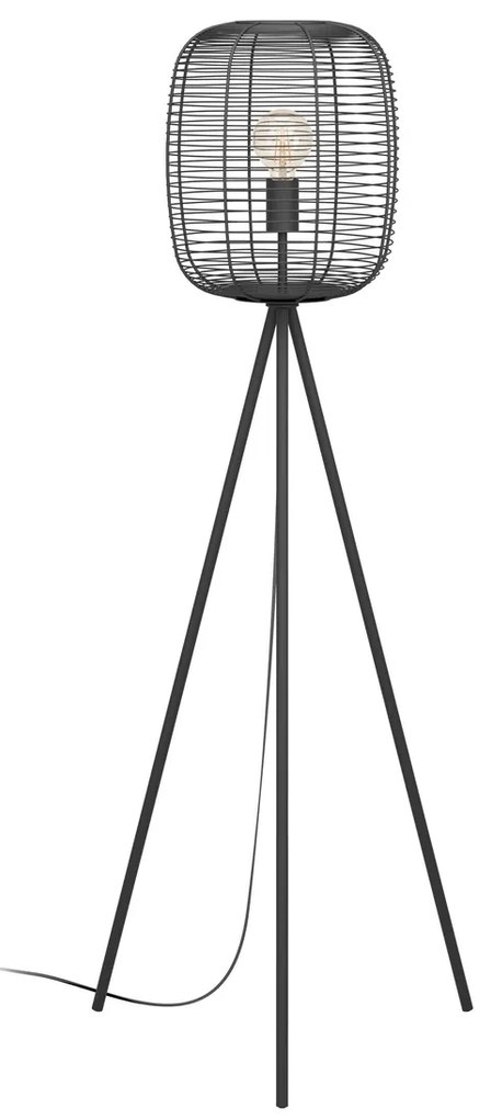 Φωτιστικό Επιδαπέδιο Eglo 43968 RINROE Μαύρο Ματ (Black Mat)