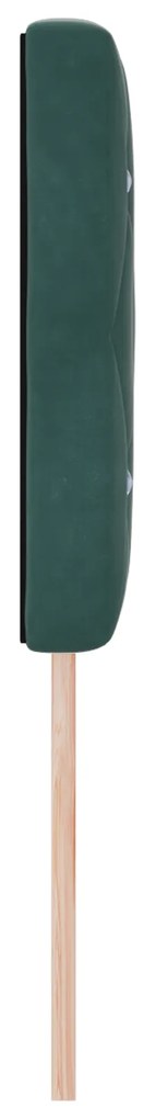 vidaXL Βελούδινο Κεφαλάρι Argyle Σκούρο Πράσινο 160 cm Βελούδο