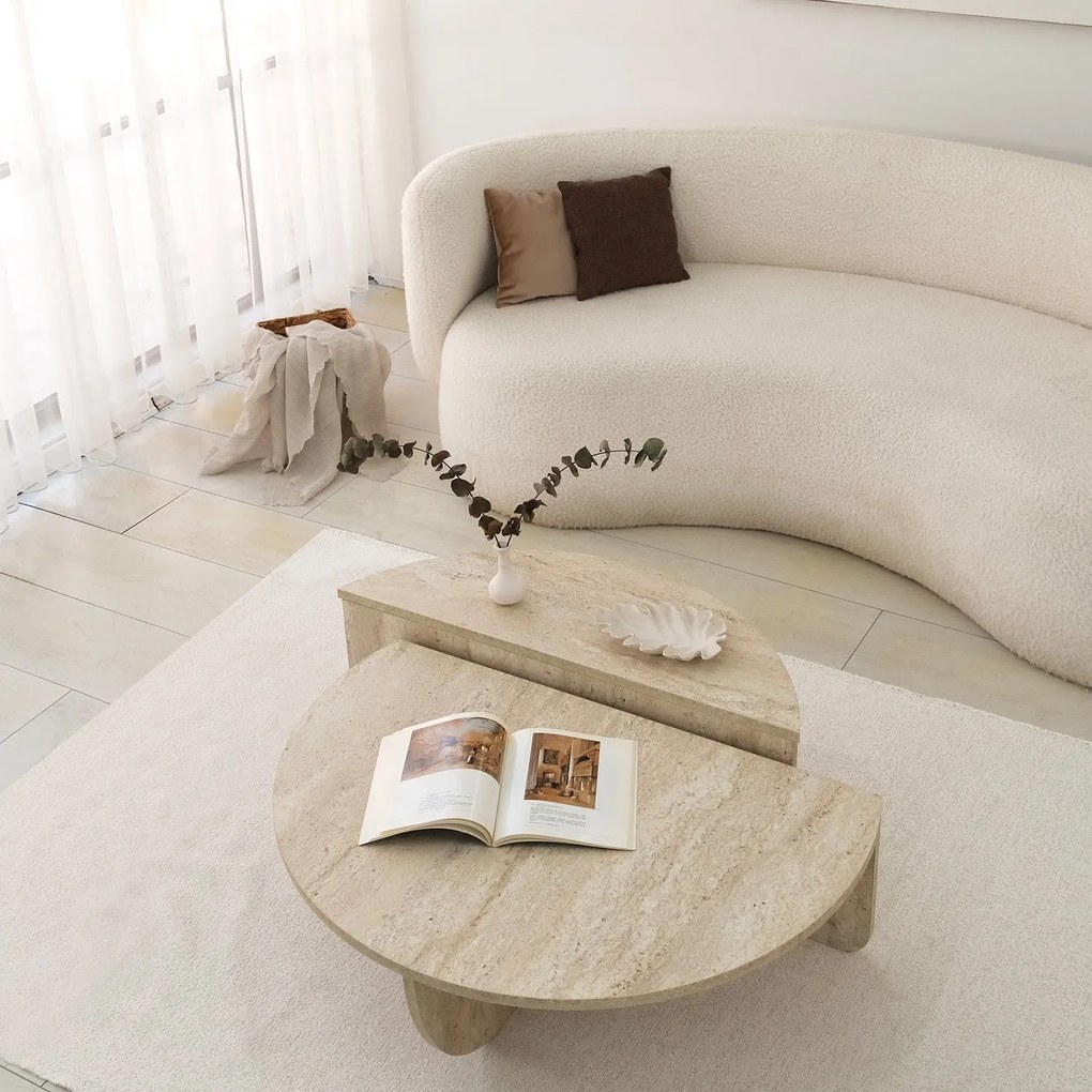 Coffee Table Podium Travertine