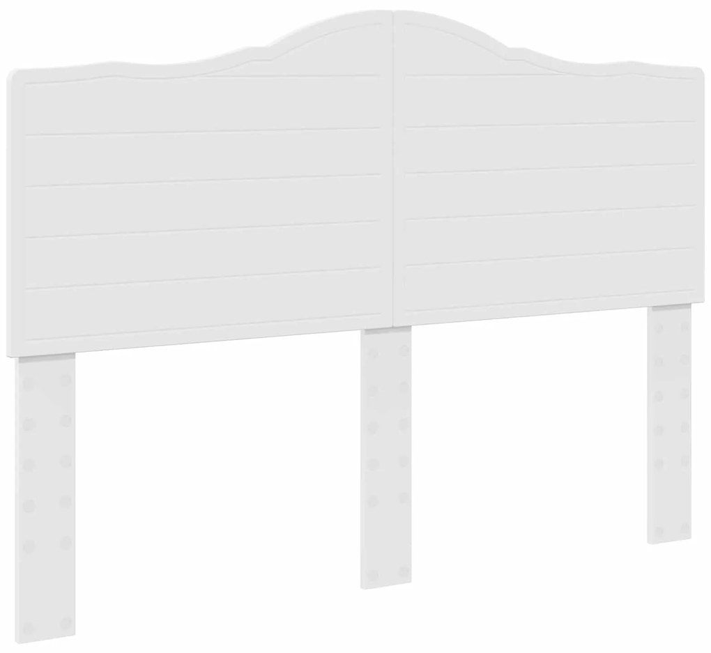 vidaXL Σκελετός Κρεβατιού Λευκό 150 x 200 cm Στερεά ξυλεία πεύκου