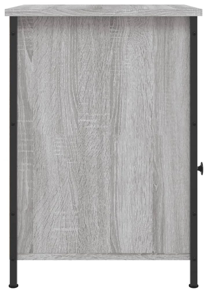 vidaXL Κομοδίνο Γκρι Sonoma 40 x 42 x 60 εκ. από Επεξεργασμένο Ξύλο