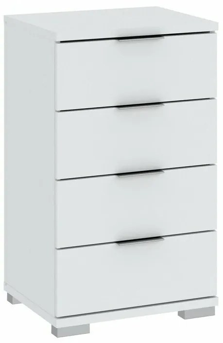 Σιφονιέρα Bristol 179, Άσπρο, Με συρτάρια, Αριθμός συρταριών: 4, 79x46x42cm, 24 kg | Epipla1.gr