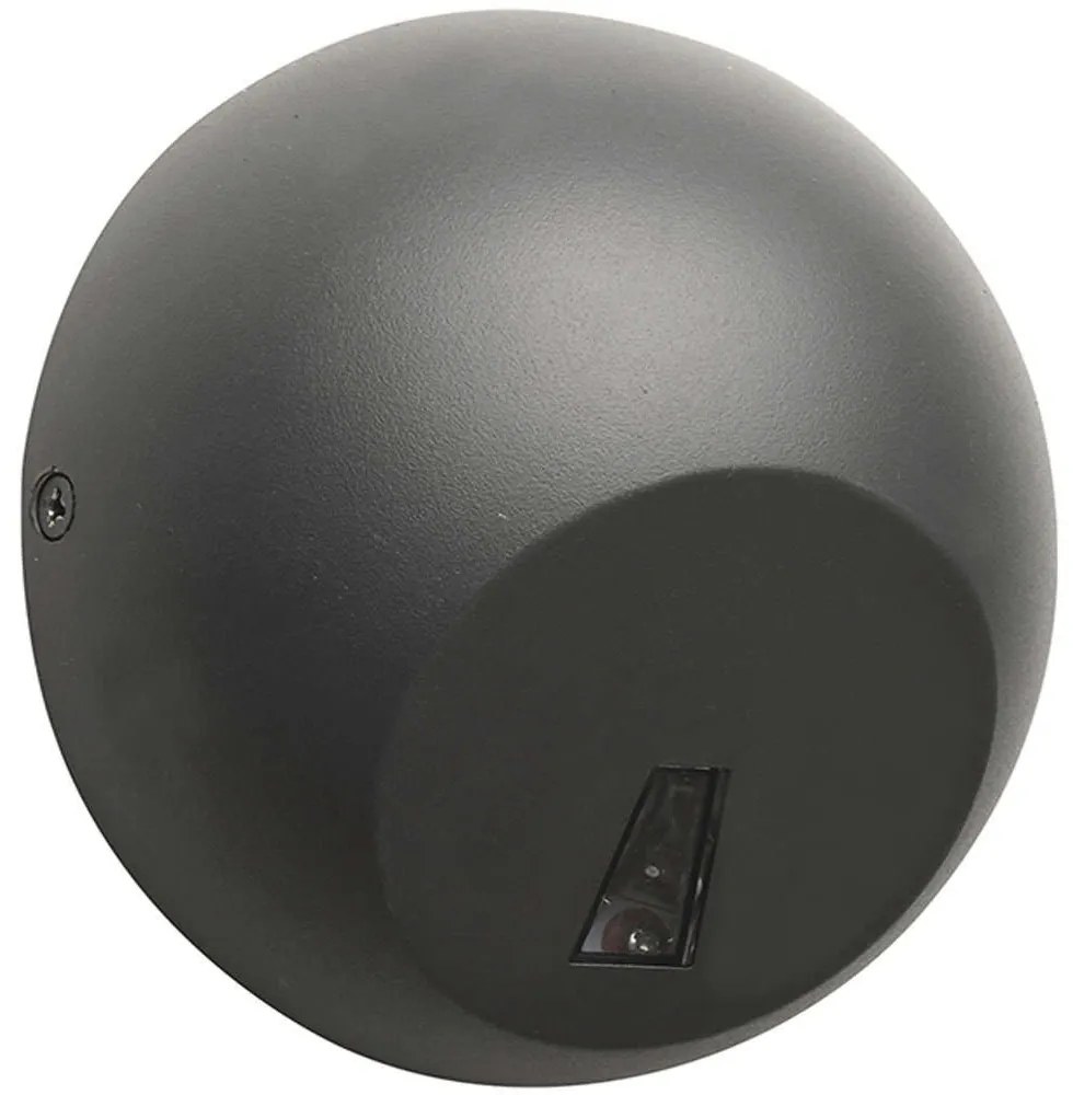 Φωτιστικό Τοίχου - Απλίκα Miron LG5104G Φ12x5,3cm Led  30lm 4W 3000K Dark Grey Aca