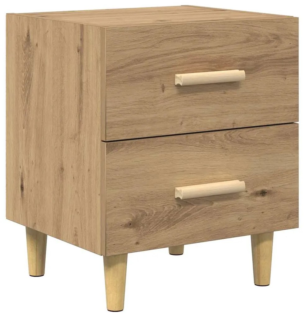 vidaXL Ντουλάπι κρεβατιού 2 pcs Artisan Oak 40 x 35 x 47.5cm