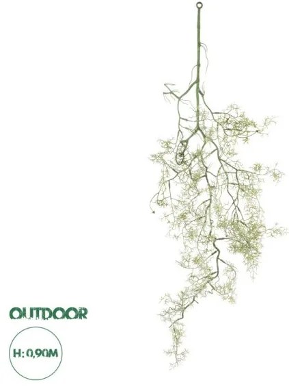 Artificial Garden EUCALYPTUS HANGING BRANCH 20412 Τεχνητό Διακοσμητικό Κρεμαστό Φυτό Ευκάλυπτος Υ90cm Globostar 20412