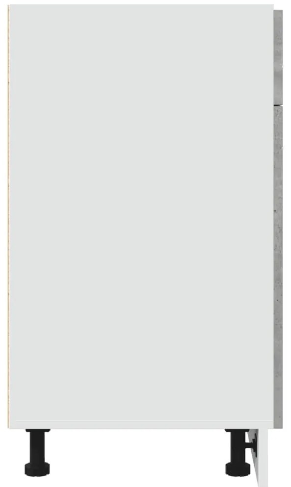 vidaXL Ντουλάπι με Συρτάρια "Lyon" Γκρι Σκυρόδεμα 80x46x81,5 εκ. από Τεχνητό Ξύλο