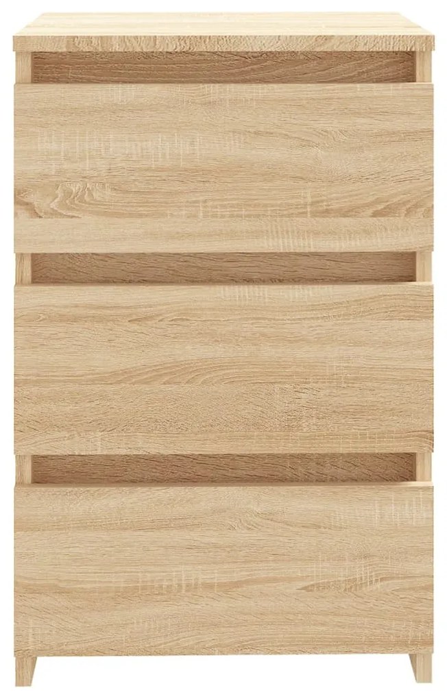 Κομοδίνα 2 τεμ. Sonoma Δρυς 40 x 35 x 62,5 εκ. από Επεξ. Ξύλο 806218