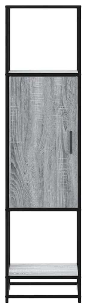 Highboard Grey Sonoma Κατασκευασμένο ξύλο και μέταλλο - Γκρι sonoma