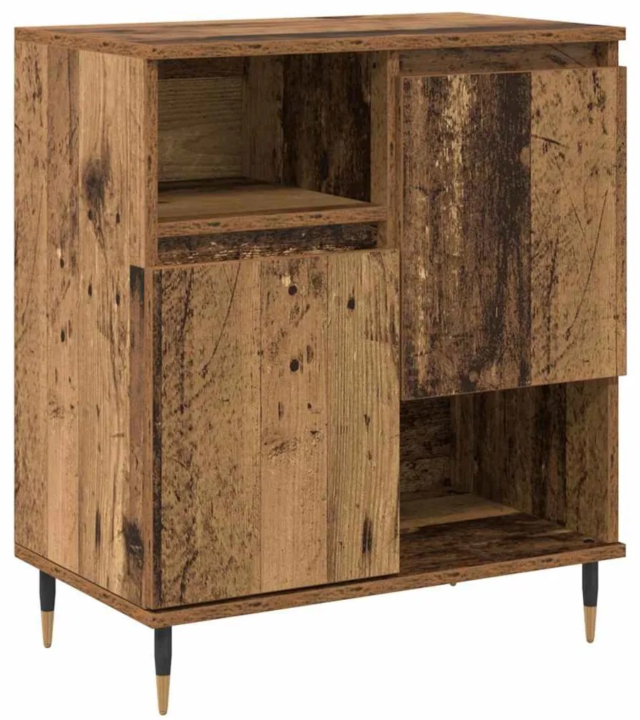 vidaXL Πλαϊνό γραφείο Παλαιό ξύλο 60 x 35 x 70 cm Επεξεργασμένο ξύλο