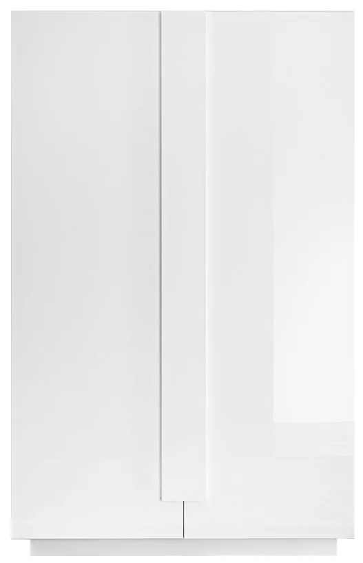 Aphrodite Ντουλάπα Καφέ 120x44x193