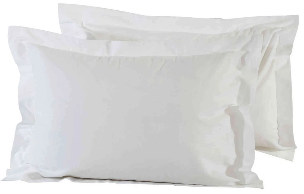 Μαξιλαροθήκες Σετ 2τμχ 1001 Best Colors White Das Home 50Χ70 100% Cotton