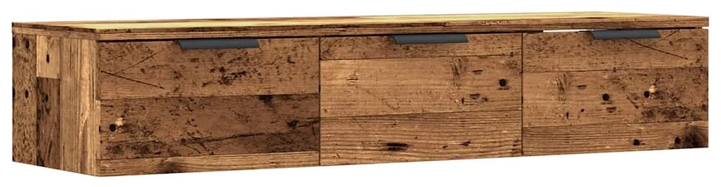 ντουλάπι τοίχου vidaXL Παλιό ξύλο 102x30x20 cm Κατασκευασμένο ξύλο