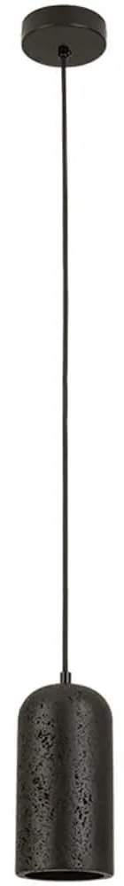 Φωτιστικό Οροφής 25420 Φ10x19cm E27 10W Stone Black