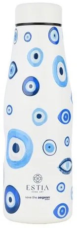 Estia Θερμός Παγούρι Travel Flask Save The Aegean 500ml Spirit Of Luck 01-31596