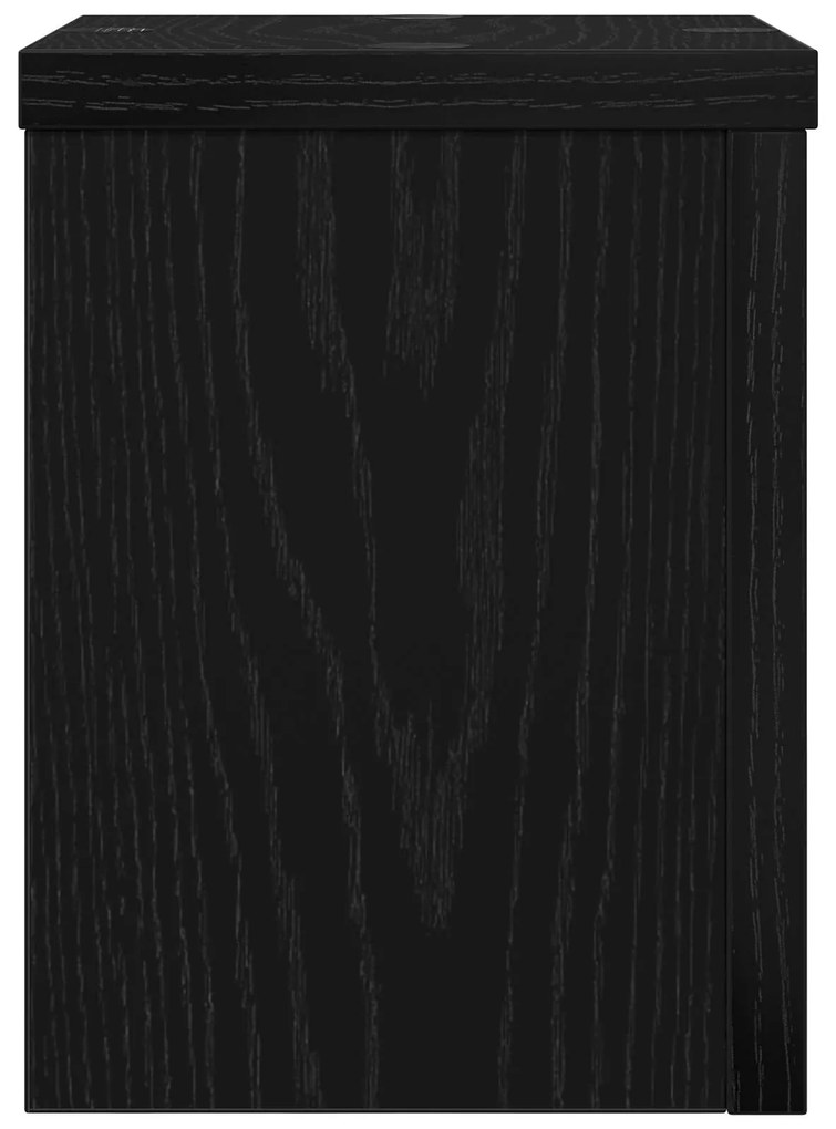 vidaXL Βάση φυτών 2 pcs Μαύρη Οξυά 15 x 15 x 20 εκ. Επεξεργασμένο ξύλο