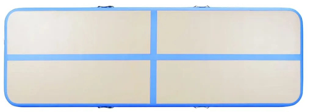 vidaXL Στρώμα Ενόργανης Φουσκωτό Μπλε 300 x 100 x 10 εκ. PVC με Τρόμπα