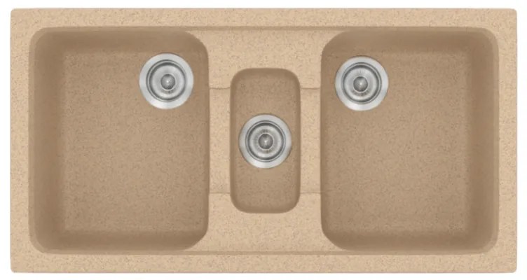 Sanitec Classic 325 Granite Beige Ένθετος Νεροχύτης SAN.325.10.GBE
