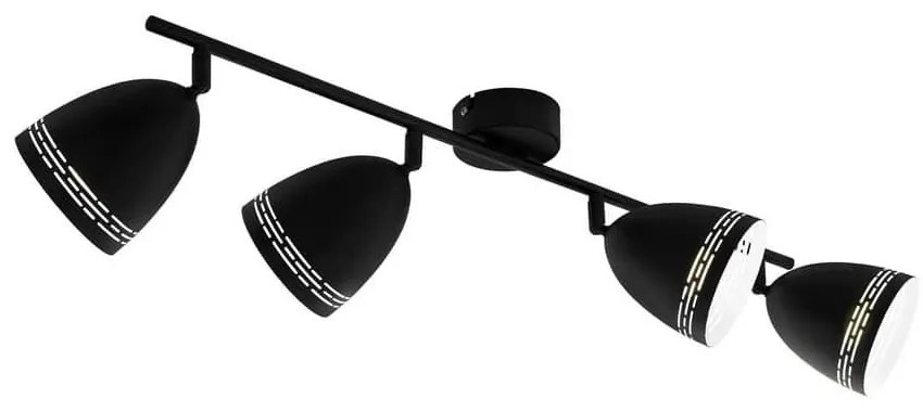 Φωτιστικό Οροφής Spot Sabatella 98169 Black-White Eglo Μέταλλο