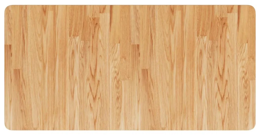 vidaXL Πάγκος Μπάνιου Ανοιχτό Καφέ 100x50x2,5 εκ. Επεξ. Μασίφ Ξύλο