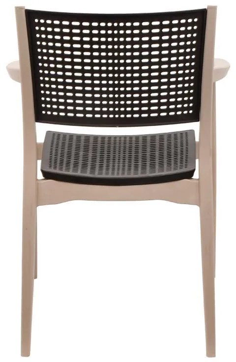 Καρέκλα Best Fylliana Mπέζ - Καφέ 57,5x55x80 εκ. 57.5x55x80 εκ.
