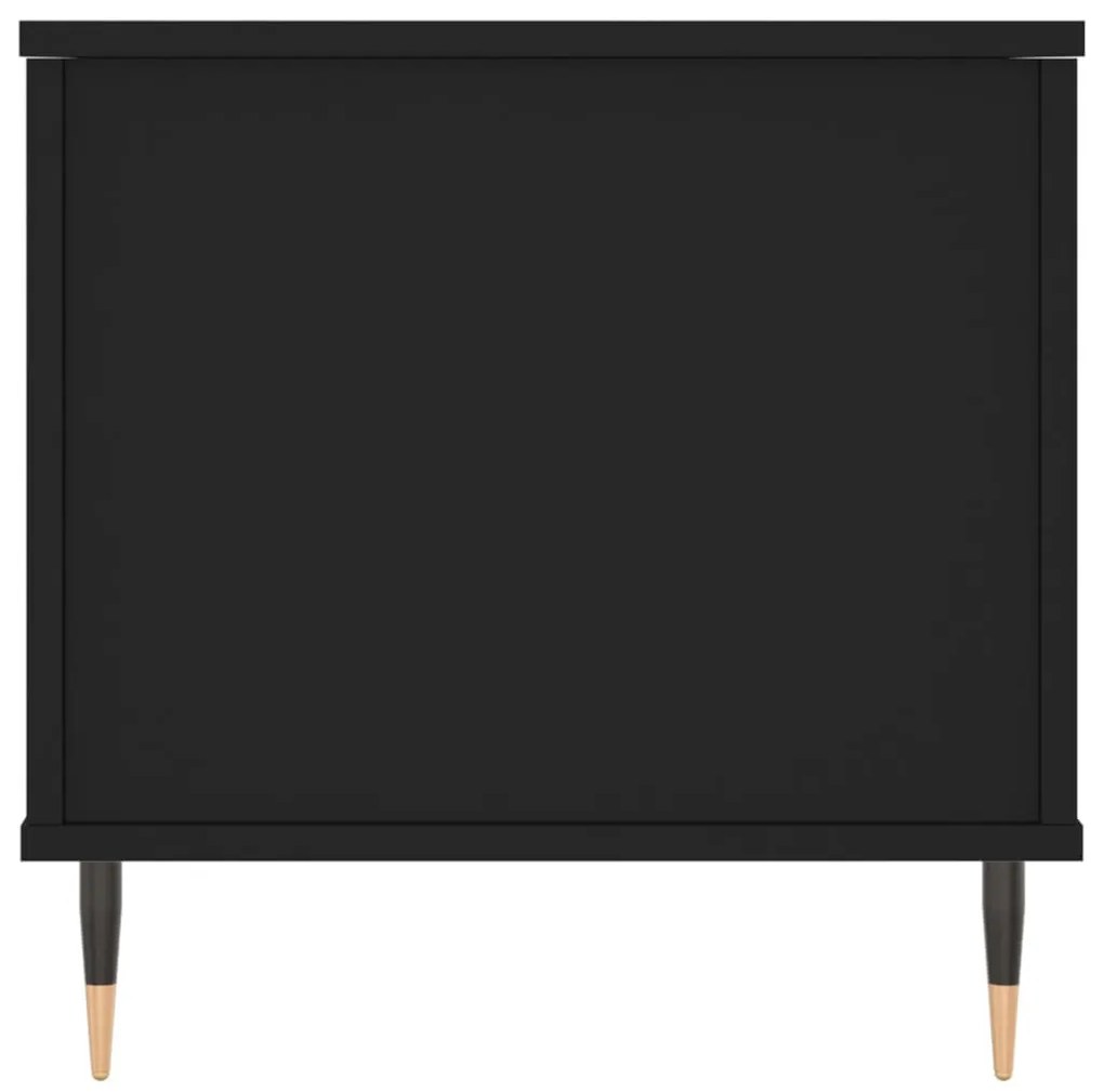 vidaXL Τραπεζάκι Σαλονιού Μαύρο 90x44,5x45 εκ. Επεξεργασμένο Ξύλο