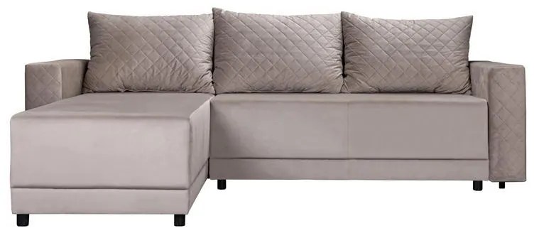 Γωνιακός Καναπές - Κρεβάτι LOTOS Καφέ 237x168x80εκ 237x168x80 εκ.