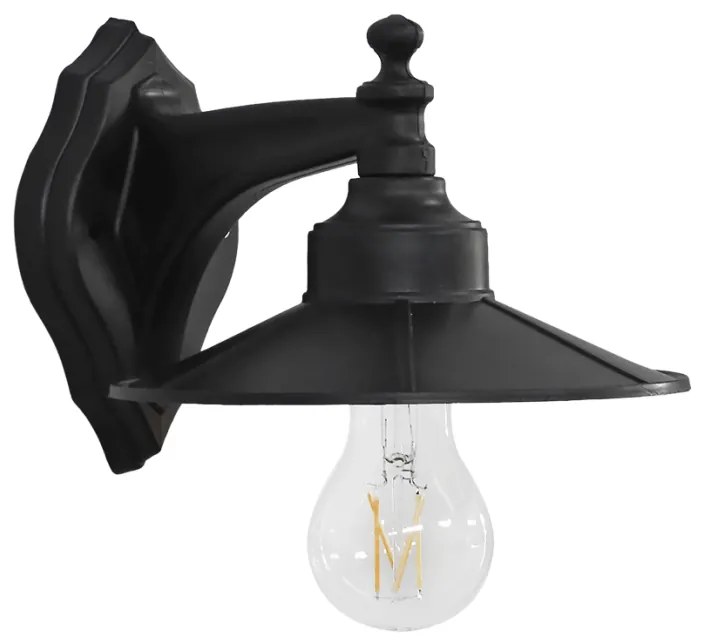 Απλίκα Τοίχου Heronia Petra 07-1219 Black