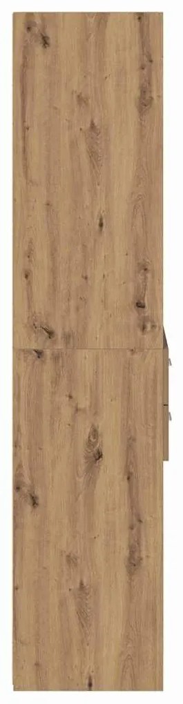 vidaXL Highboard Artisan Oak 40 x 42,5 x 185 εκ. Επεξεργασμένο ξύλο