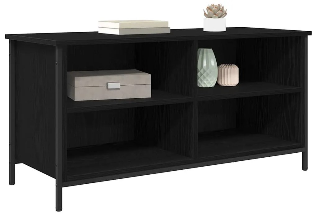 vidaXL Ντουλάπι TV Μαύρη Οξυά 100 x 40 x 50 cm Επεξεργασμένο ξύλο