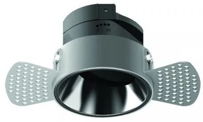 Downlight Οροφής Trimless GU10 10W IP20 Ασπρόμαυρο S128 Zambelis-S128-Μαύρο-Λευκό S128