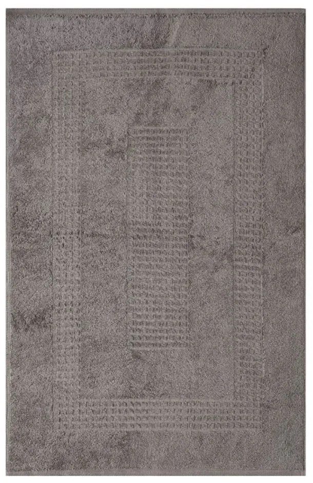 Πατάκι Μπάνιου Naga 04 Dark Grey Kentia 50X70 100% Βαμβάκι