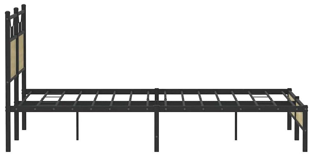 vidaXL Πλαίσιο Κρεβατιού Χωρ. Στρώμα Sonoma Δρυς 140x200εκ. Επ. Ξύλο
