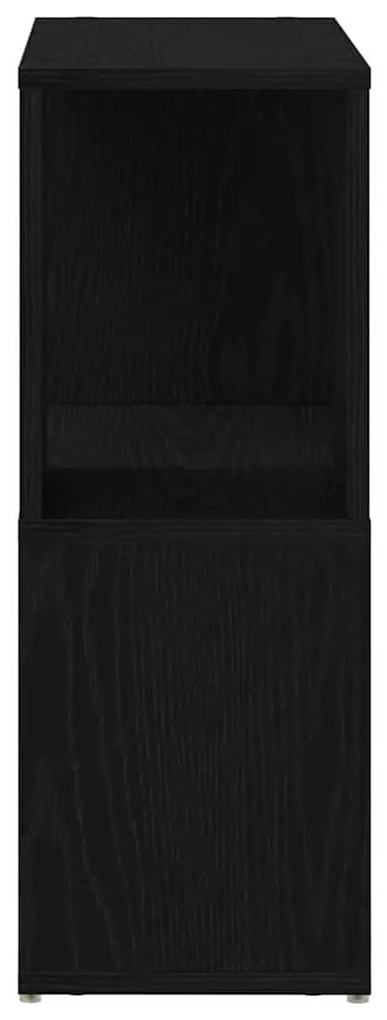vidaXL Κέντρο ψυχαγωγίας Μαύρο 60 x 24 x 63 cm Επεξεργασμένο ξύλο