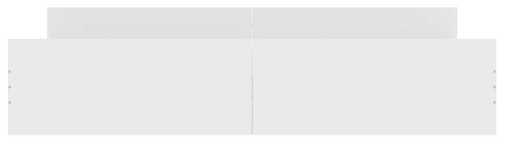 vidaXL Πλαίσιο Κρεβατιού με Κεφαλάρι & Ποδαρικό Λευκό 200 x 200 εκ.