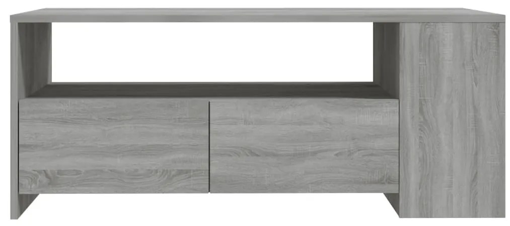 vidaXL Τραπεζάκι Σαλονιού Γκρι Sonoma 102x55x42 εκ. Επεξεργασμένο Ξύλο