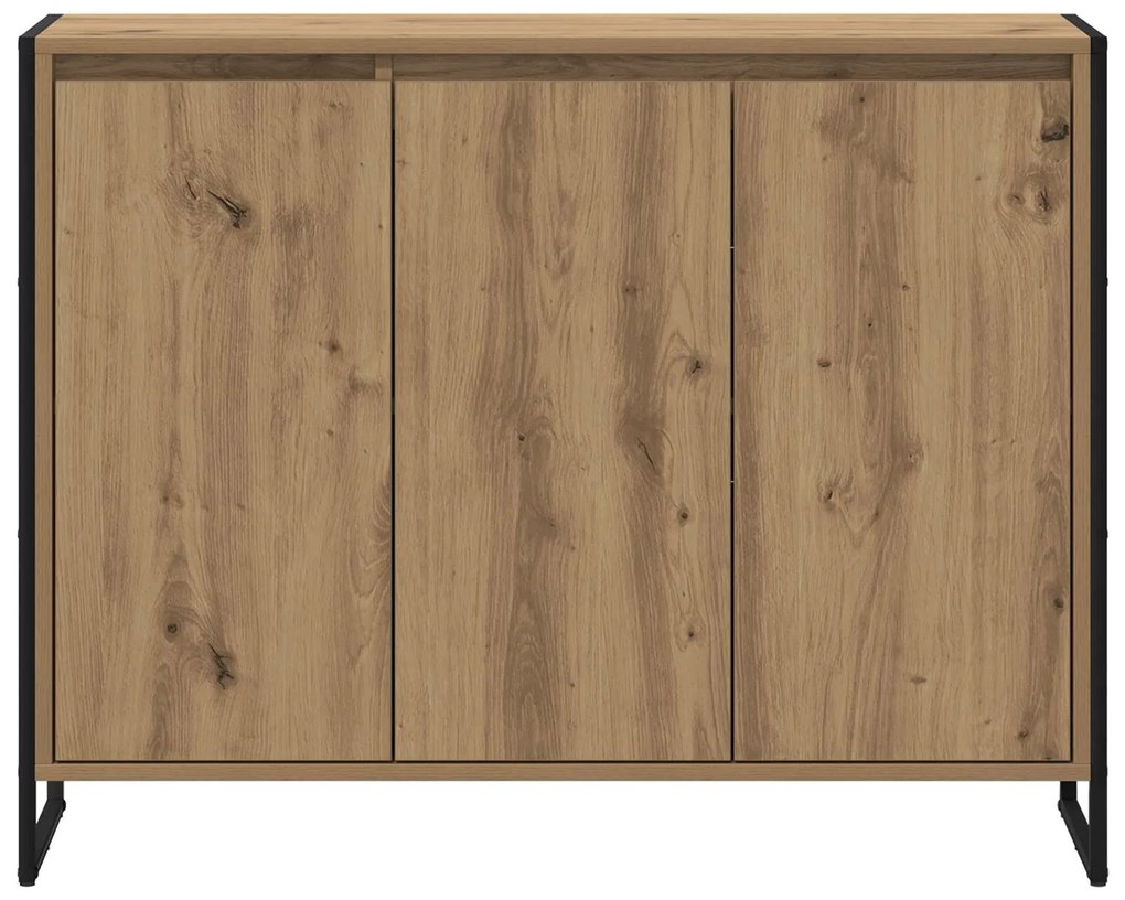 vidaXL Βοηθητικό ντουλάπι Καρυδιά Χειροποίητης Εργασίας