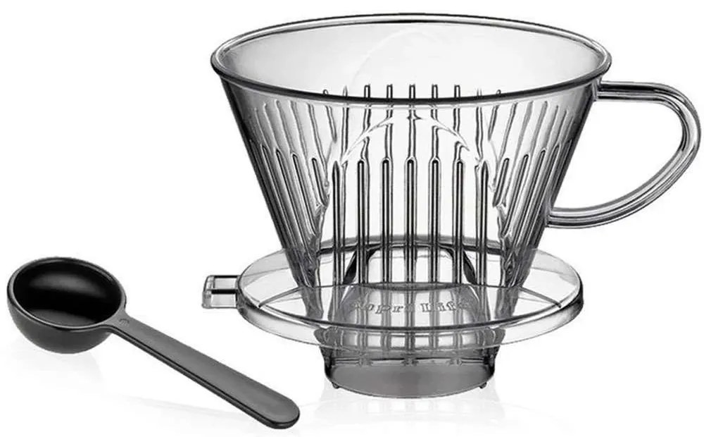 Καφετιέρα Εκχύλισης Coffee Dripper Με Κουταλάκι 345049 Φ13,5cm Clear Cilio Acrylic