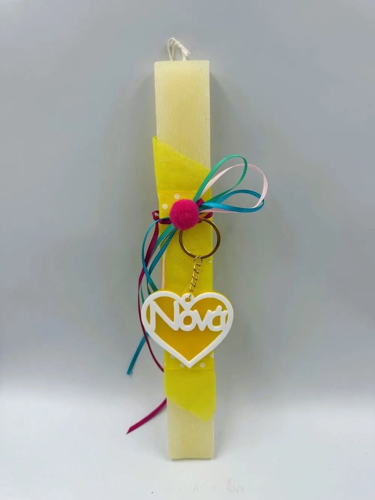 Νονά Αρωματική λαμπάδα ν.2 - Σετ Λαμπάδα, Πλάτη και Αυγό