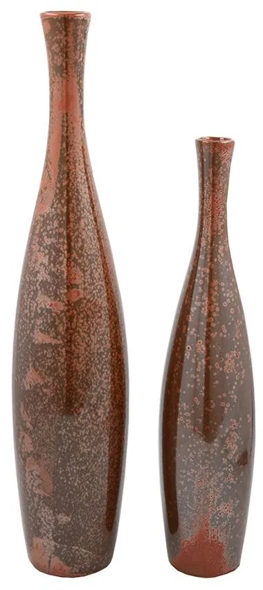 LEI ΒΑΖΟ ΚΕΡΑΜΙΚΟ TERRACOTTA D12xH48cm - 017396 - 017396