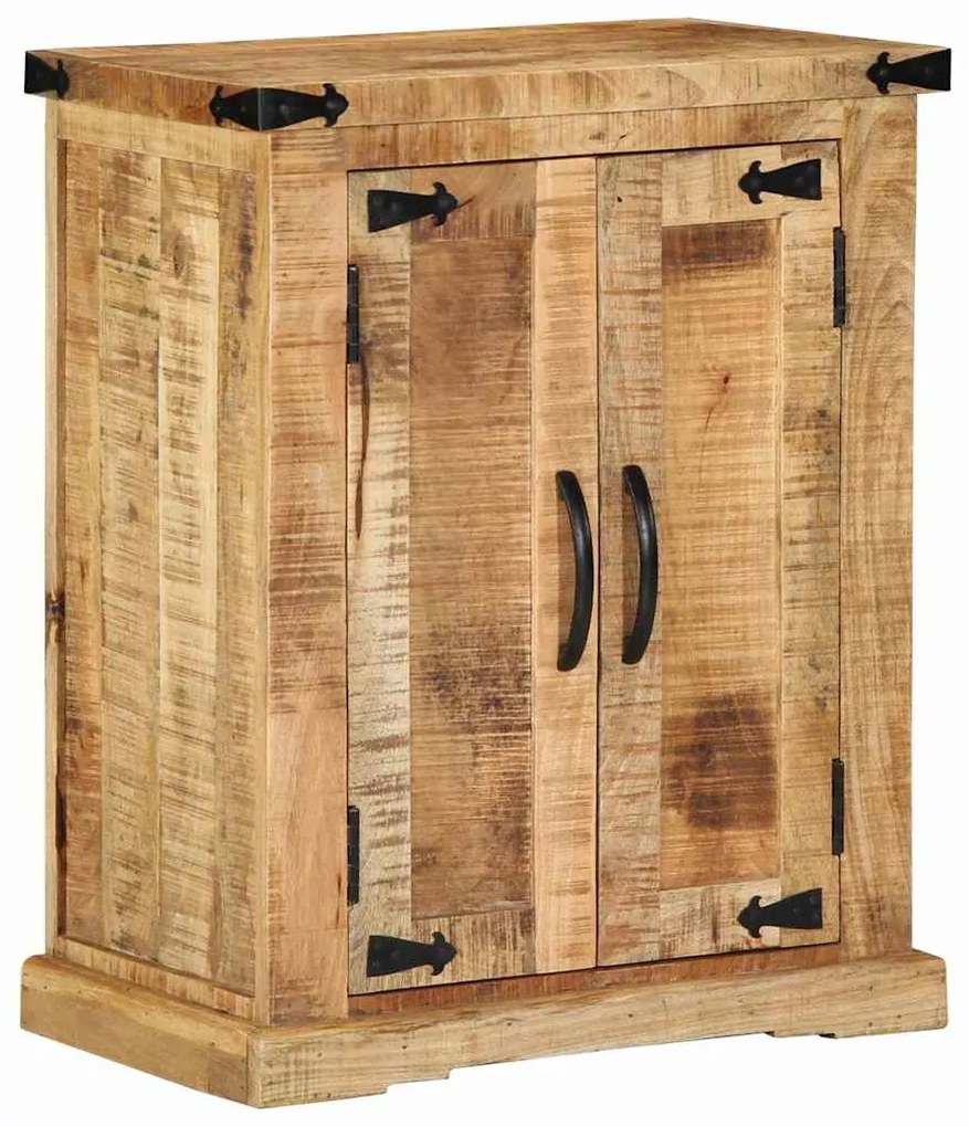 vidaXL Μπουφές 55x35x70 cm Μασίφ Ξύλο Ακατέργαστο Μάνγκο