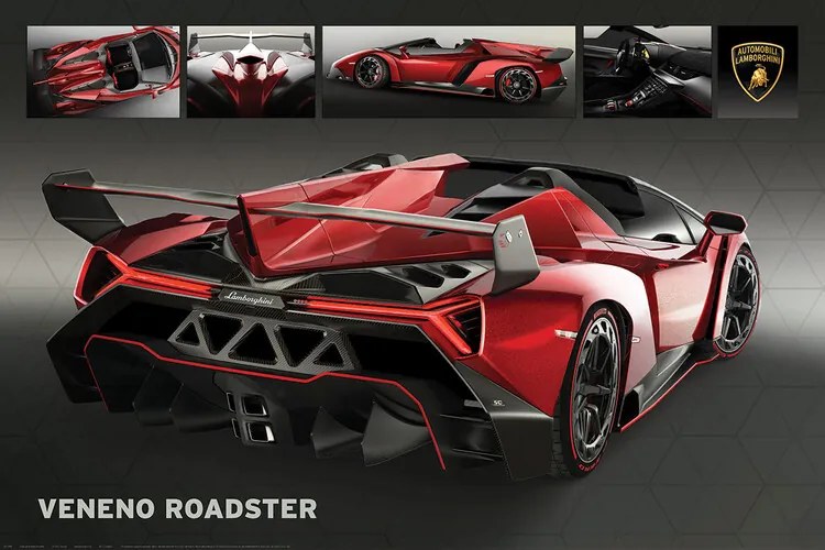 Αφίσα Lamborghini Veneno Roadster