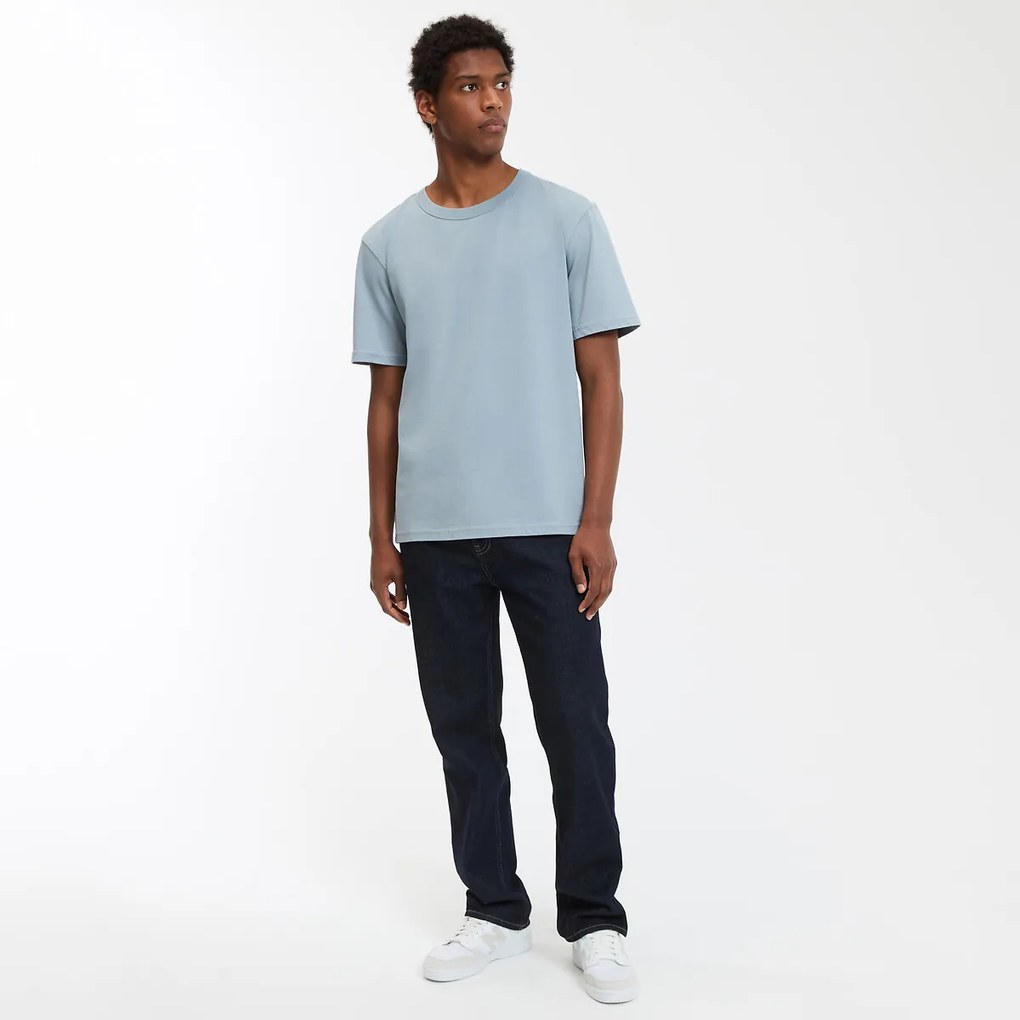 T-shirt με στρογγυλό λαιμό από βαμβακερό τζέρσεϋ