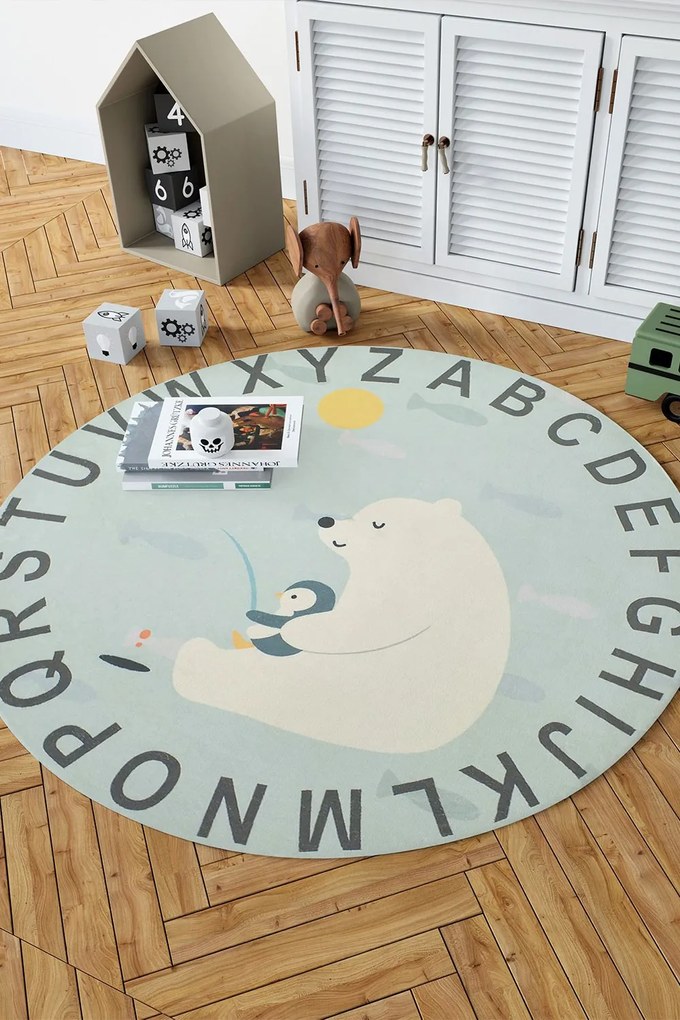 Χαλί Woopamuk095 625HFT2135 Blue Conceptum Hypnose 90X90cm Round