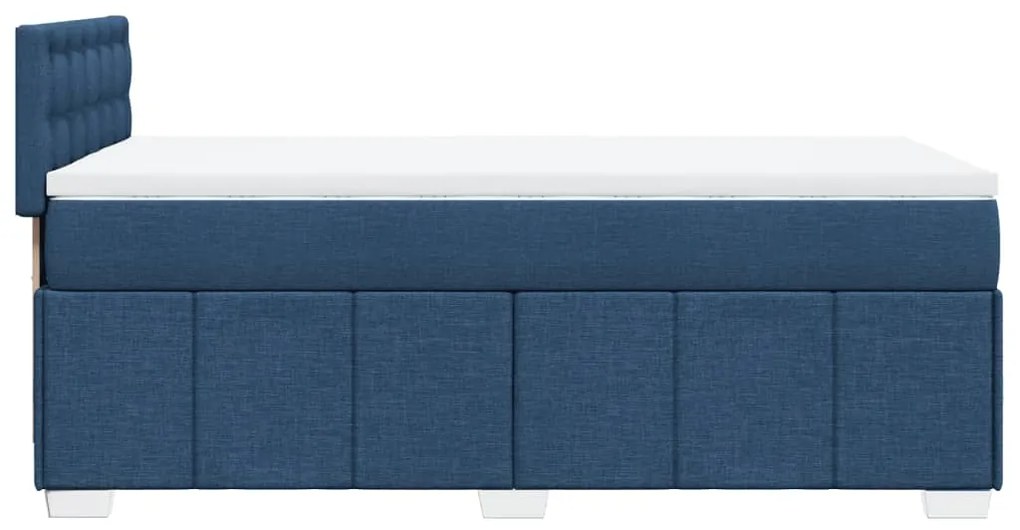 ΚΡΕΒΑΤΙ BOXSPRING ΜΕ ΣΤΡΩΜΑ ΜΠΛΕ 100 X 200 ΕΚ. ΥΦΑΣΜΑΤΙΝΟ 3286999