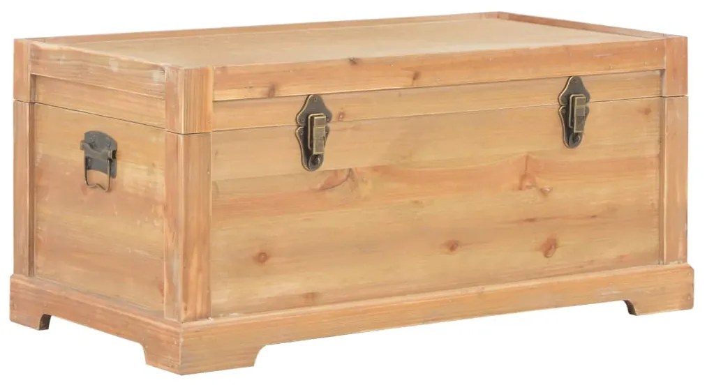 vidaXL Μπαούλο Αποθήκευσης με Μαξιλάρι 80 x 40 x 40 εκ. από MDF