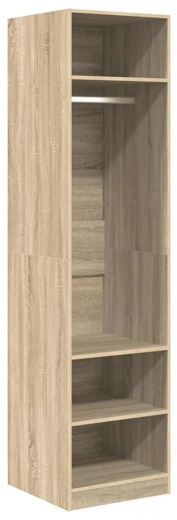 vidaXL Ντουλάπα Χρώμα Sonoma Δρυς 50 x 50 x 200 εκ. από Επεξ. Ξύλο